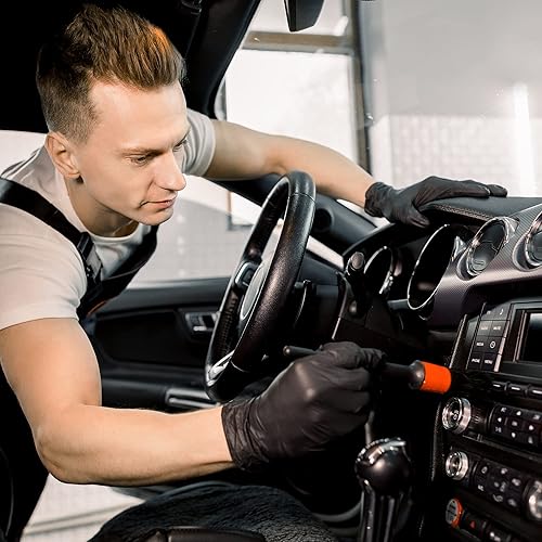 Miniatura 7 de TAKAVU - Juego de cepillos para neumáticos de rueda, 8 piezas, cepillo de cerdas suaves de 17 pulgadas de largo, 5 cepillos de detalles, cepillo de