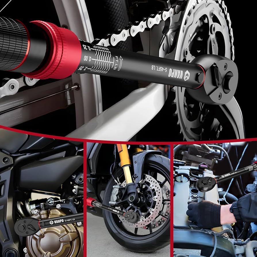 フーパ　たく VANPO 3/8-inch Drive Click Torque Wrench,5-45 Ft-Lb/6.8-61Nm