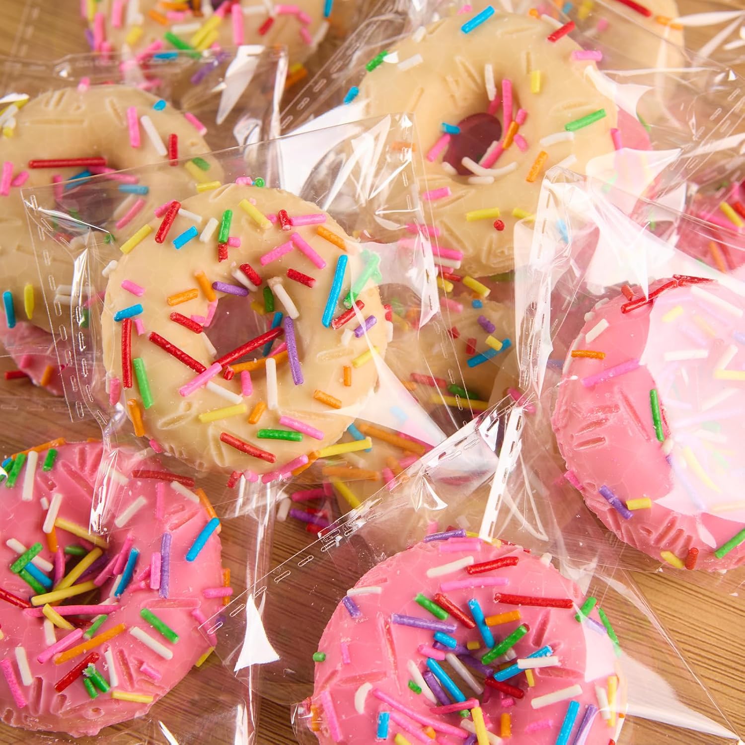 KUMSMAT Clear Self Sealing Cellophane Bags Cookie Bags 3x4 Inches 100 Pcs Resealable Cellophane Bags for Packaging Cookies,Gifts,Favors, Products,Candy