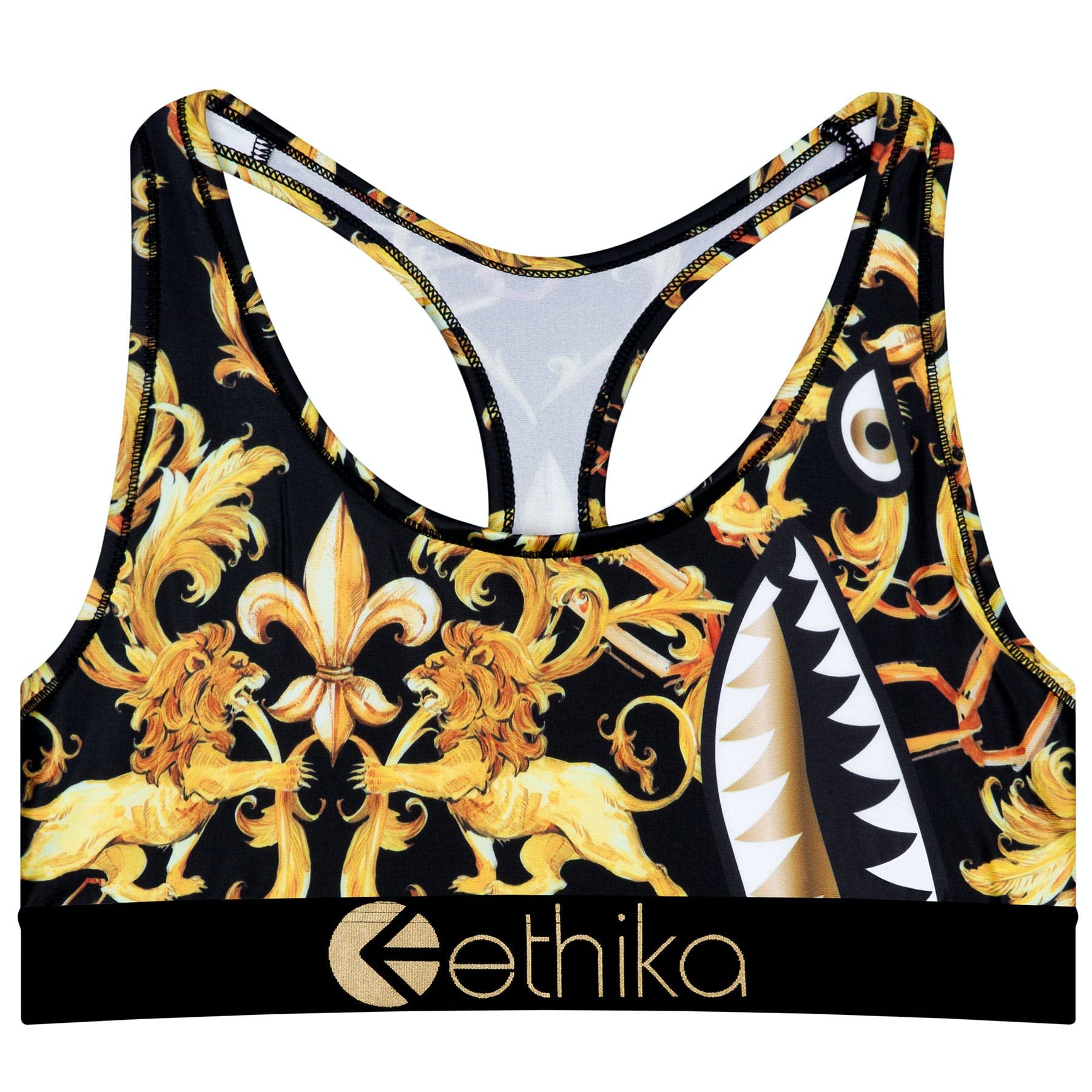 EthikaWomens Sports Bra | Bomber Golden
