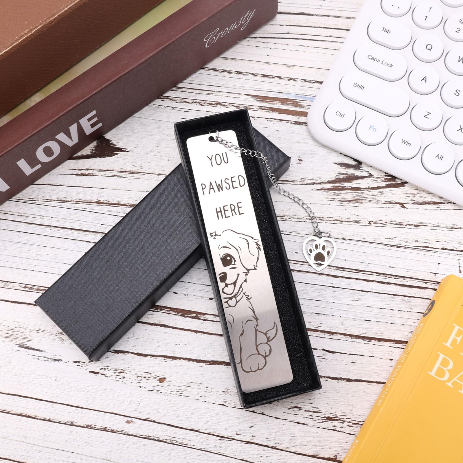 Bookmark for Women Men - Funny Bookmarks Book Mark with Gift Box, A-Dog - Image 4