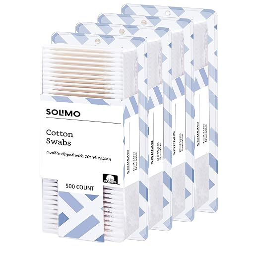 Solimo Double-Tipped Cotton Swabs