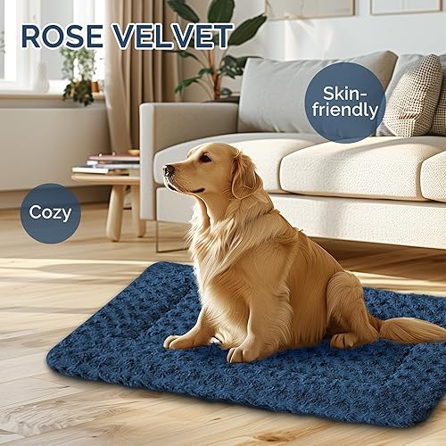 Miniatura 4 de Almohadilla para cama de perro, alfombrilla de cama para perros grandes que duermen, suave, duradera, lavable y antideslizante, alfombrilla