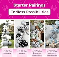 Vista 28 de Bezente Globos de látex verde lima para fiesta, paquete de 100 globos de color verde claro de 12 pulgadas, globos redondos de helio verde fruta