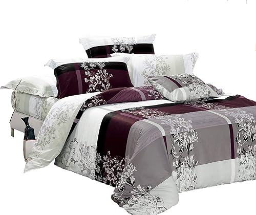 Swanson Beddings Buttercups - Juego de cama de 3 piezas, 100% algodón funda de edredón y dos fundas de almohada (tamaño King de gran tamaño)