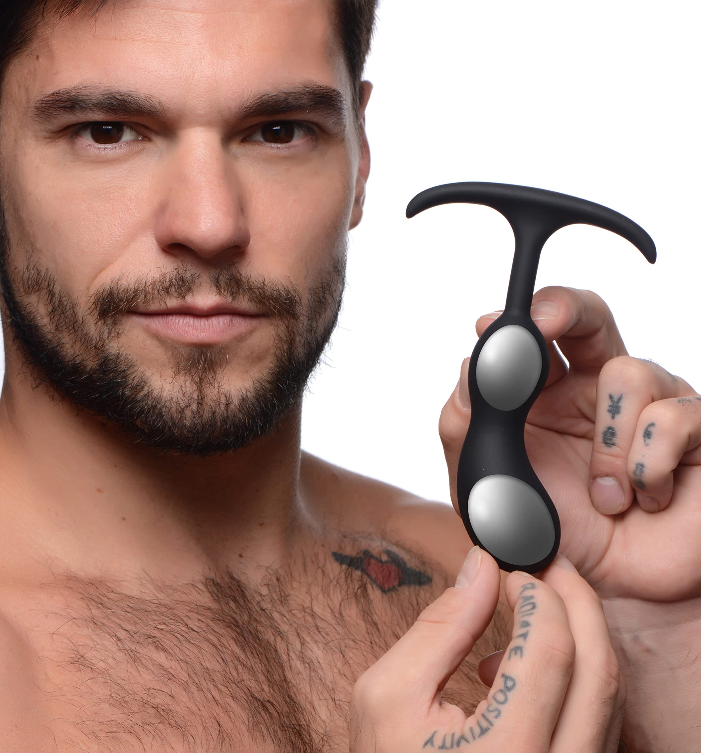 Amazon.com: Heavy Hitters Premium Silicone Weighted Prostate Plug - Small, Black : Health & Household Amazon.com: Heavy Hitters Premium Silicone Weighted Prostate Plug - Small, Black : Health & Household