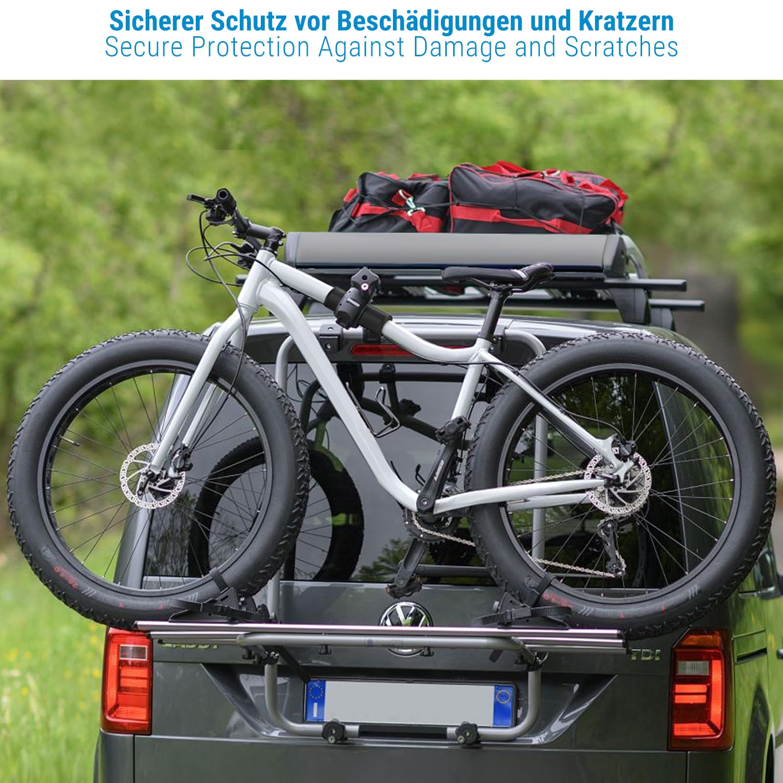 Siegvoll Fahrrad Rahmenschutz mit 4 verschiedenen Größen