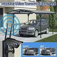 Vista 5 de Bingfu 4G LTE Cellular 6dBi SMA - Antena macho (paquete de 2) compatible con Spypoint Flex-S Dark Flex-Plus Flex-M G-36 Flex Dual-Sim Cell-Link