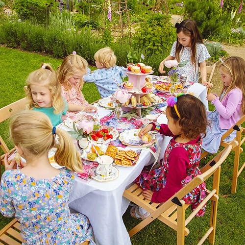 Miniatura 2 de Talking Tables Alicia en el país de las maravillas - Mantel desechable reciclable para el hogar, suministros para fiesta de té, cumpleaños, día de