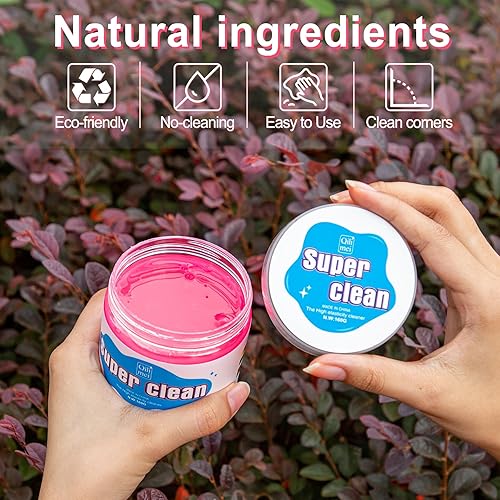 Miniatura 3 de JUSTTOP 2 paquetes de gel de limpieza universal para automóvil, herramientas de detalle de gel para detalles, limpiador de interior de automóvil,