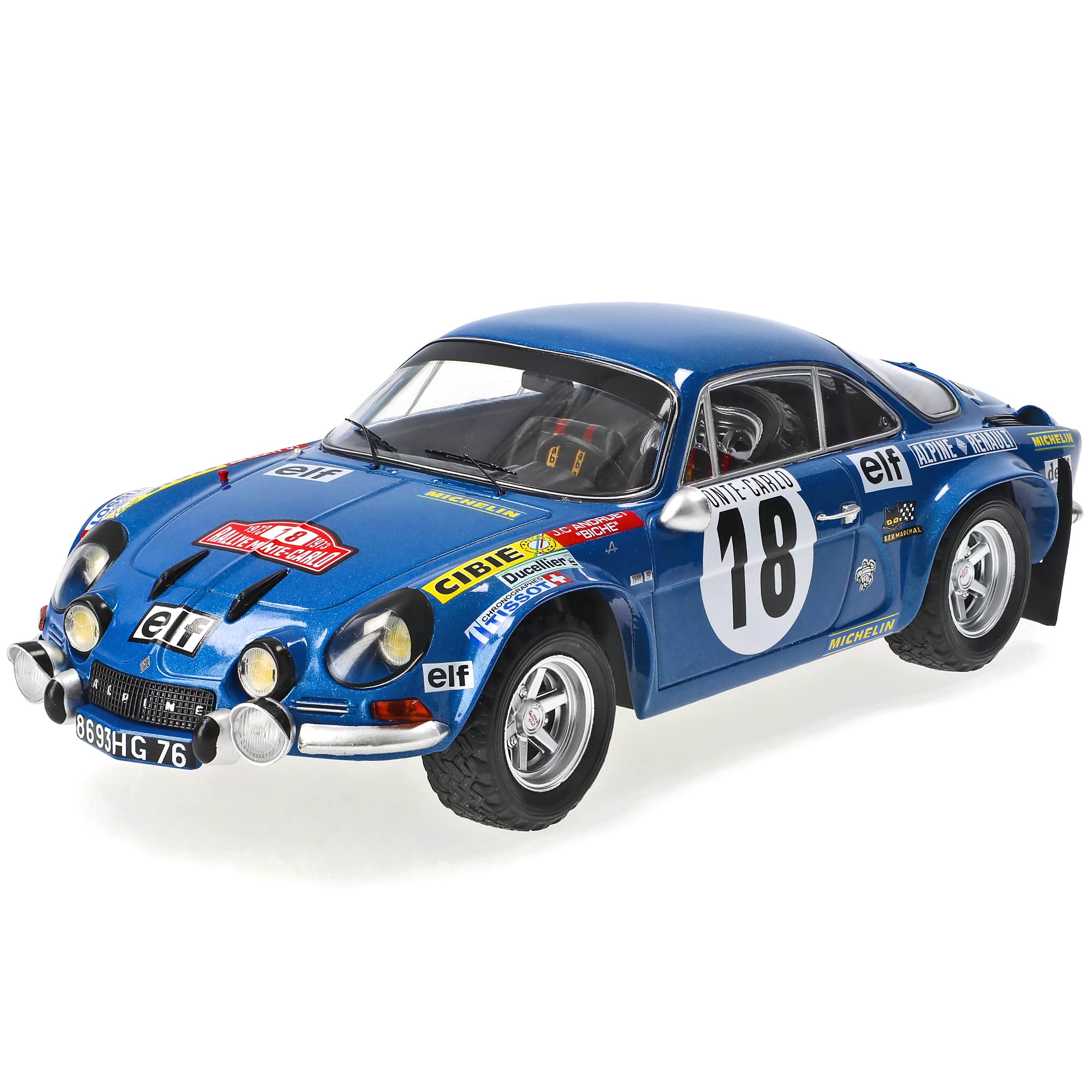 Generisch Renautl Alpine A110 Rally Monte Carlo 1973 Andruet Biche Blau 1961-1977 1/24 Ixo Modell Auto Modellcarsonline Modell Auto