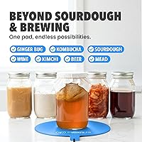 Vista 6 de Almohadilla de calor de elaboración y fermentación para cerveza casera y fermentación de vino 120 VCA 12 o 25 vatios Estera de calefacción: seguro