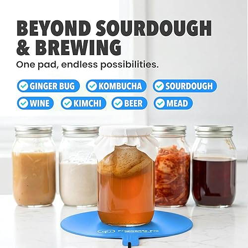 Miniatura 6 de Almohadilla de calor para elaboración y fermentación de cerveza casera y fermentación de vino de 120 VCA 12 o 25 vatios: seguro para fermentadores