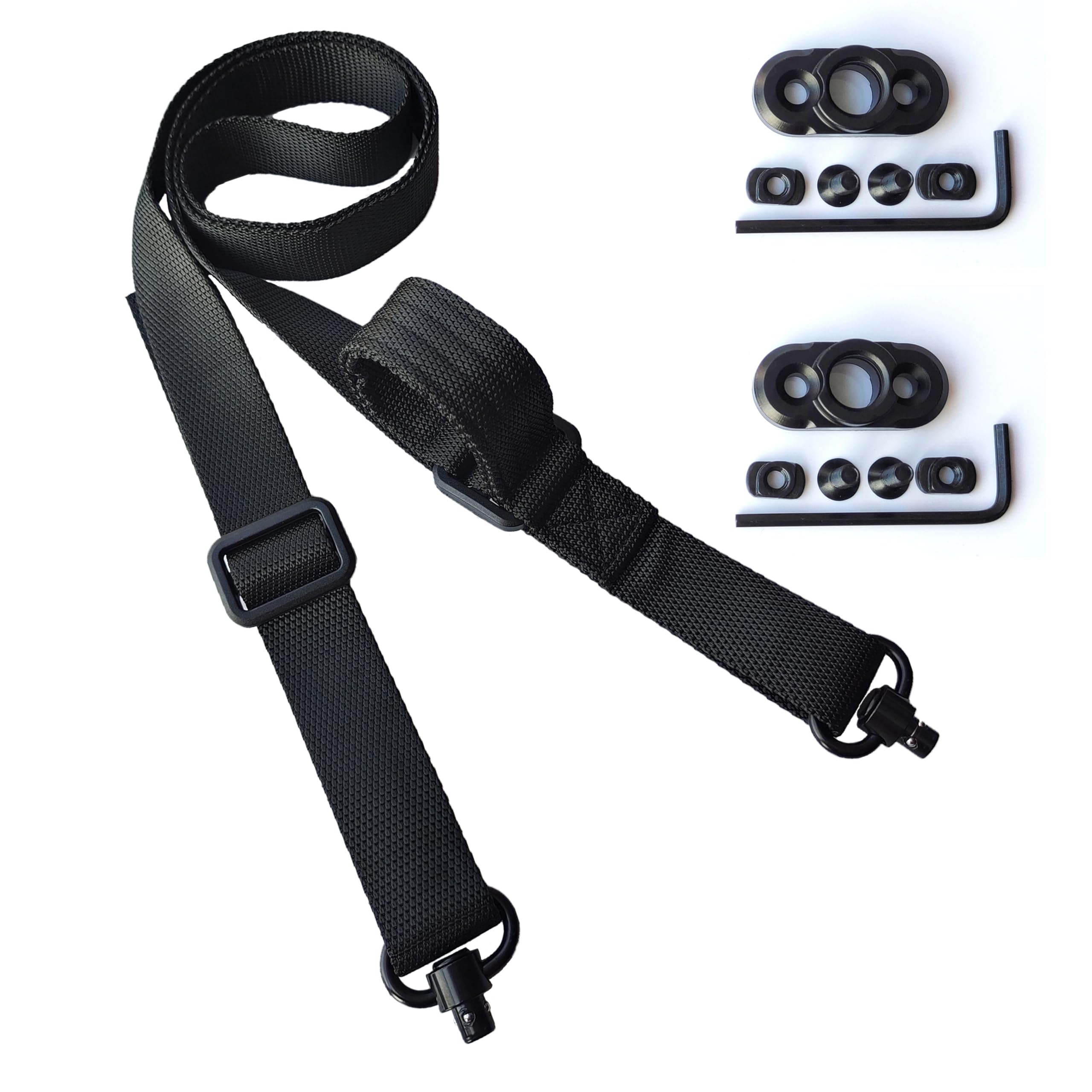 ZJQY Two Point Traditional QD Sling with Sling Swivel and Quick Adjust Loop