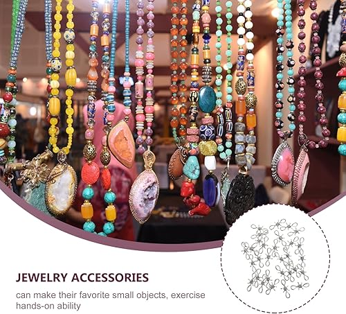 Miniatura 7 de 30 piezas de aleación de alambre de púas collar de cadena colgante de espina DIY cadena de mano dijes DIY pulsera collar con anillos de salto