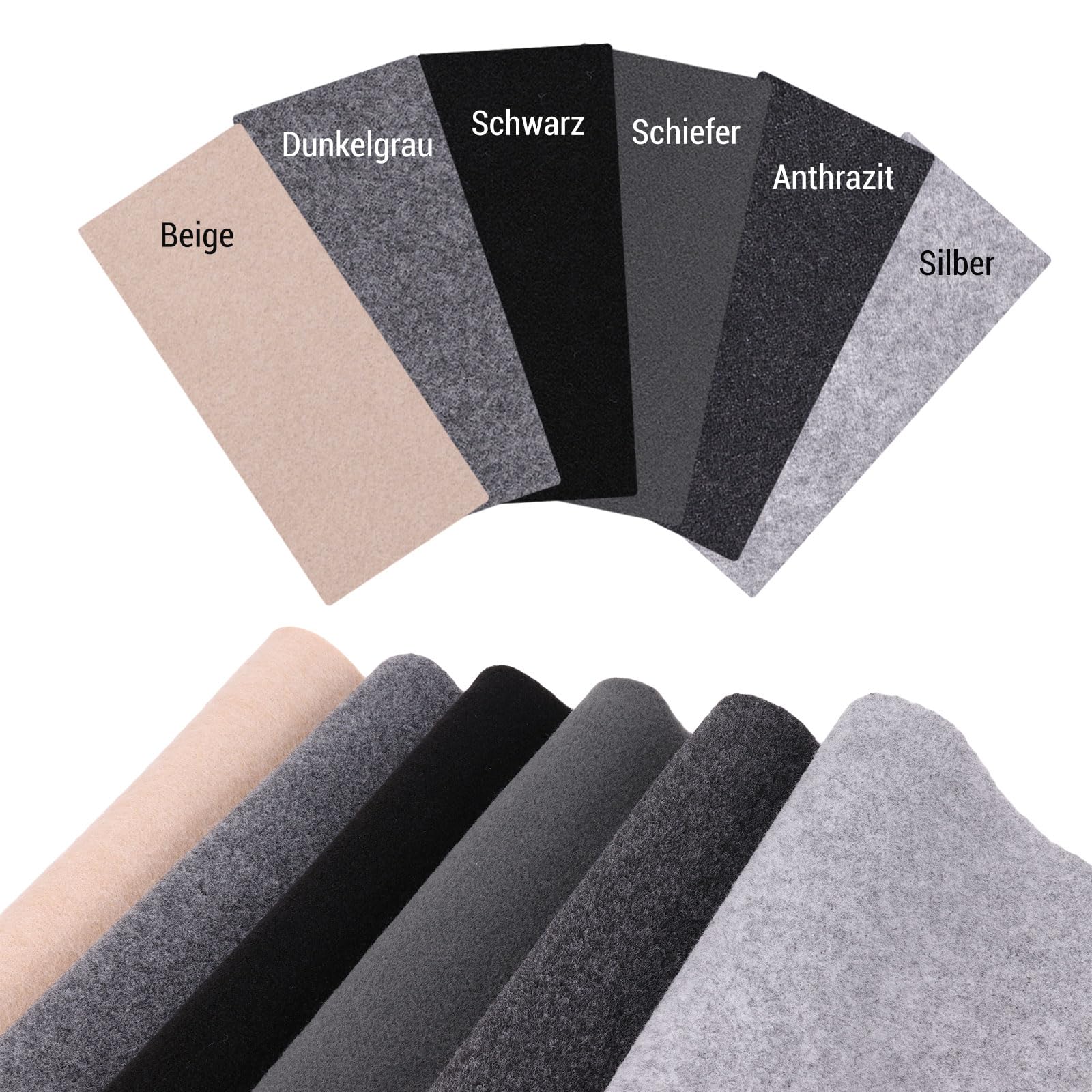 ddckj Tessuto Adesivo Nero 150 x 32 cm Feltro Adesivo Rotolo Adatto per Gambe di Divani, Tavoli, Sedie, Mobili, Scatole fai da te, Cuscini, Cornici e Sottobicchieri