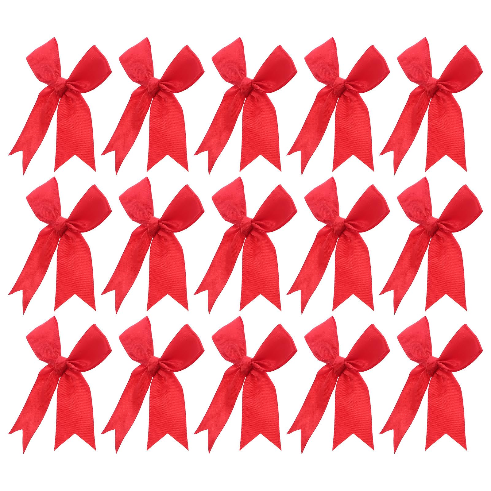 Lazos de cinta pequeños rojos MUELODSIC de manualidades para envolver dulces artesanales