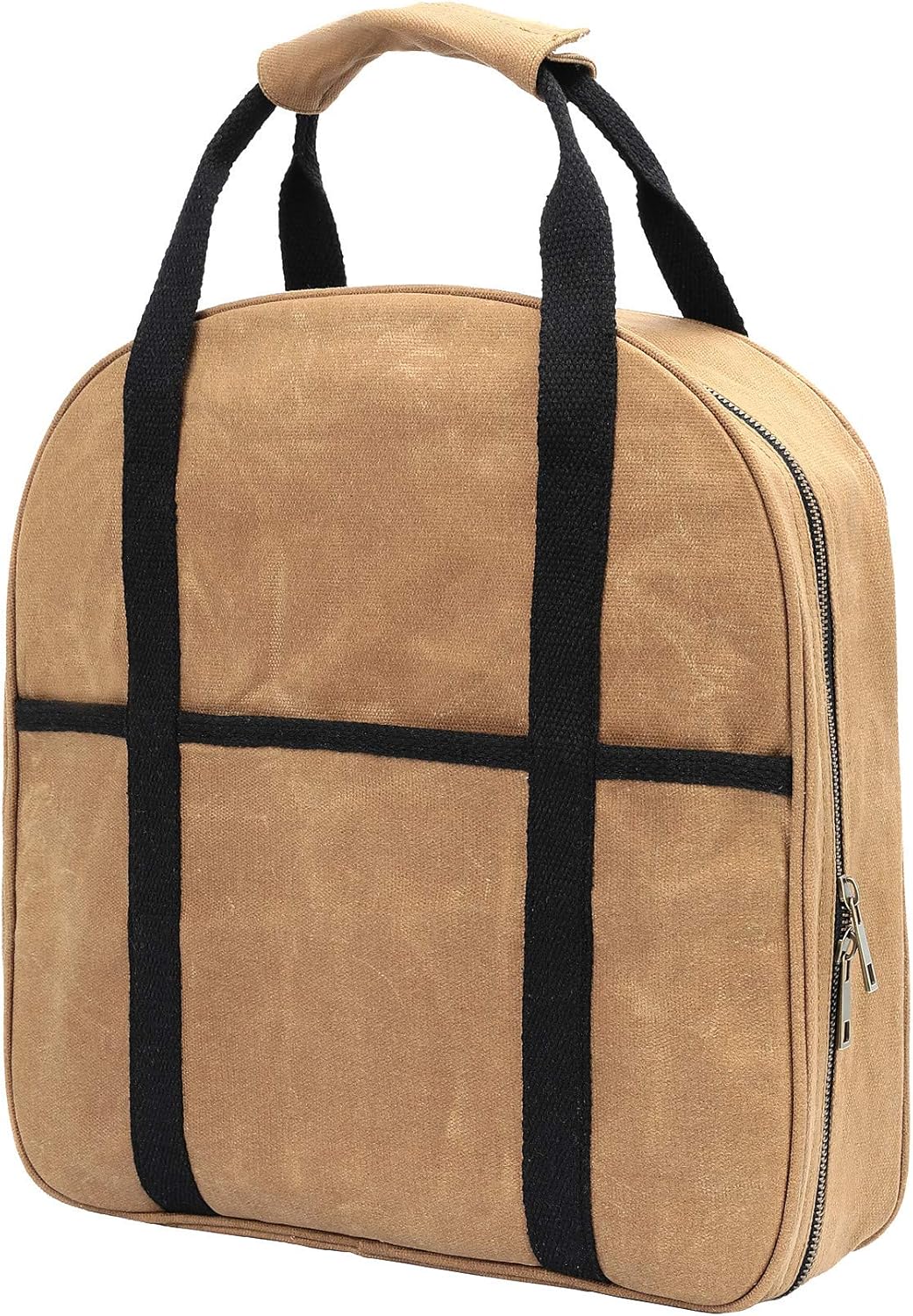 Denifiter Waxed Canvas Cable Bag, Multifunctional Repair Bag Heavy Duty Tool Bag, Waterproof (Khaki)
