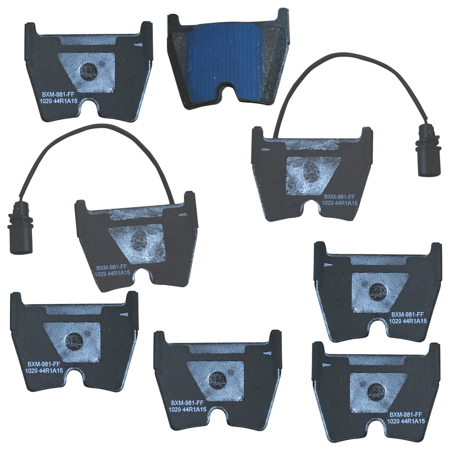 Bendix Premium SBM1029 Semi-Metallic Front Brake Pads for Audi R8 2011-2010, R8 2018, RS3 2017, RS5 2011, Lamborghini Gallardo 2005-2004