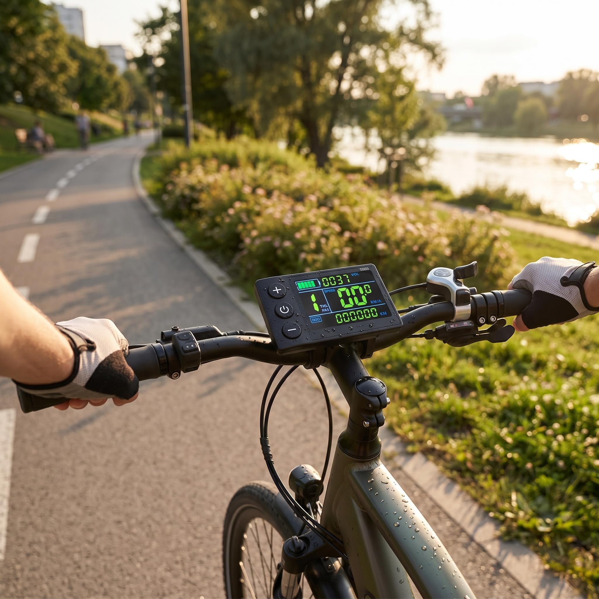 écran LCD pour Compteur électrique, Panneau de Commande électronique, écran LED avec connecteur 5 Broches, pour vélo électrique, Scooter, Trottinette, mobilité Urbaine