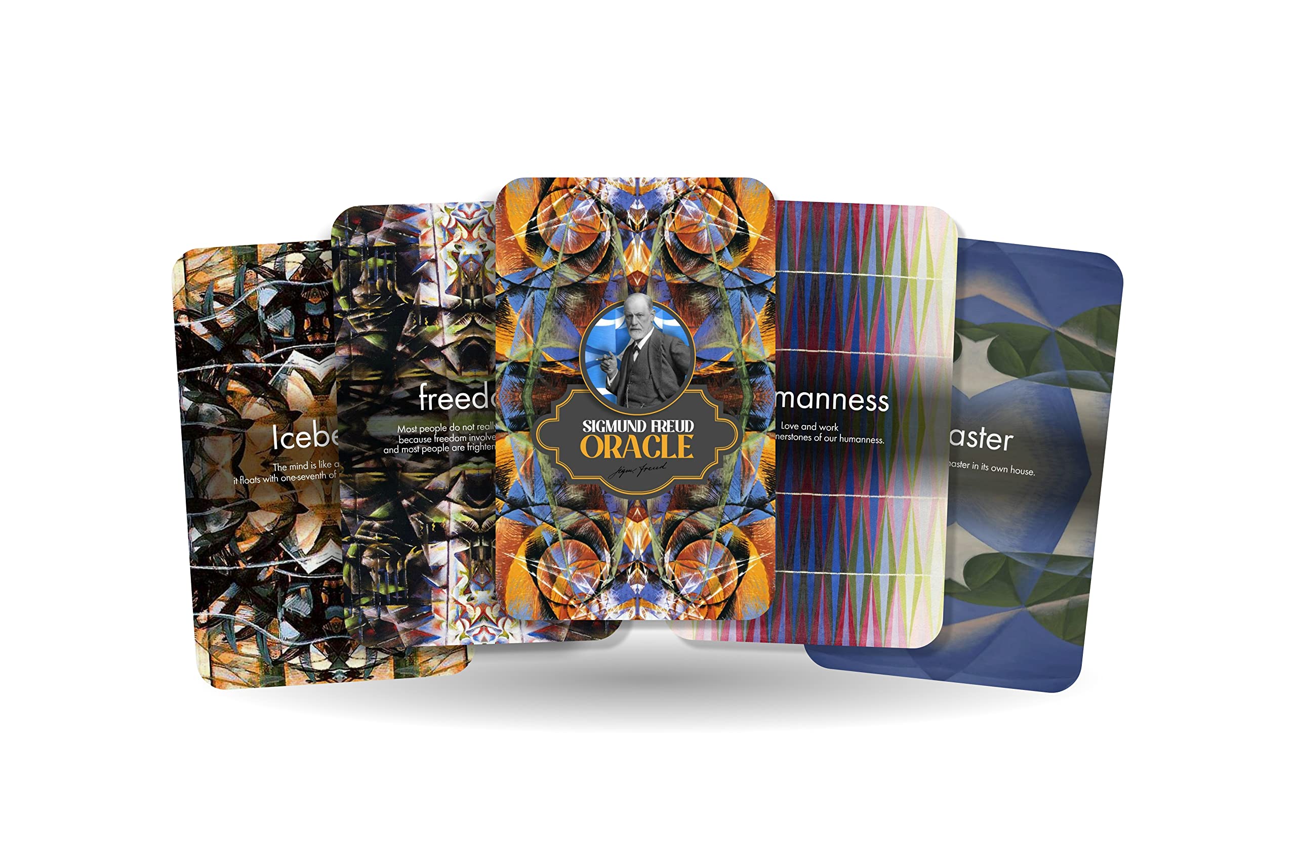 Ibiza Tarot Sigmund Freud Oracle - psychoanalysis Oracle Cards | Fortune Telling Oracle Cards Deck for Beginners | Authentic Experience - Set of 24 Cards