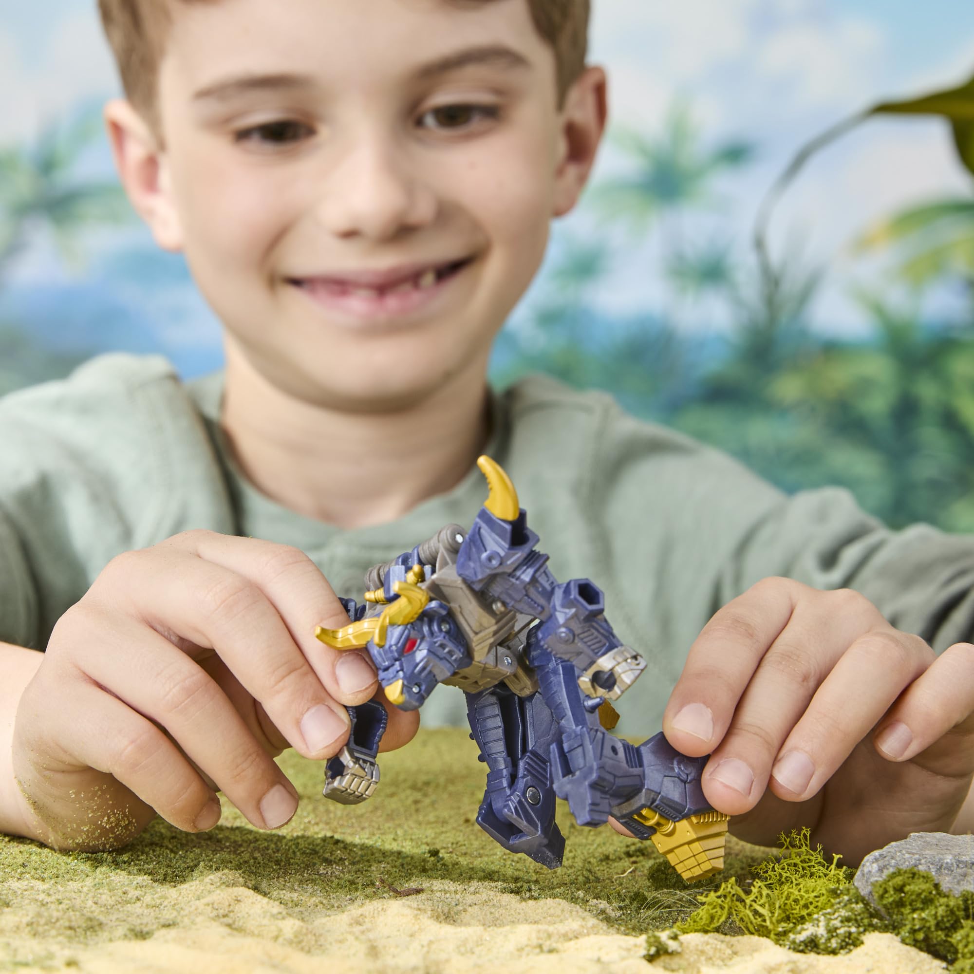 Transformers Hasbro CYBERWORLD, Cyber Changers, Megatron, Action Figure Snodabile da 10 cm, Ottima Idea Regalo, per Bambini e Bambine dai 6 Anni in Su - 5