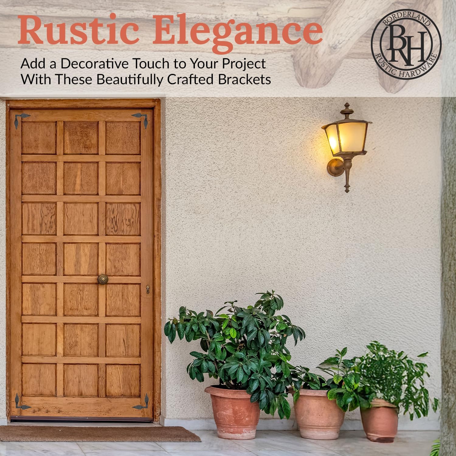 4 Pack 3.5" Metal L Bracket for Furniture - Black - Handmade Decorative Steel Brackets - Rustic Metal Corner Brackets for Front Doors, Gates, Garages, Tables & Cabinets - The Colonial Series