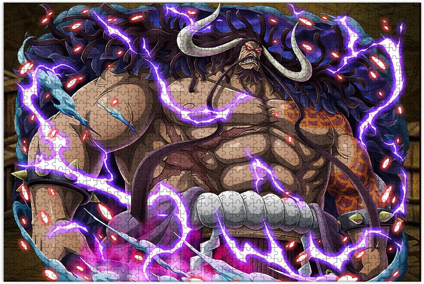 ワンピース パズル 1000ピース 50x75cm カイドウ 人気 キャラクター One Piece 萌えグッズ プレゼント 完全送料無料 ぱずる 知育 パズル 初心者向け アニメ 木製 ギフト