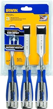 IRWIN Tools Marples High-Impact Chisel Set, 3-Piece 1819362