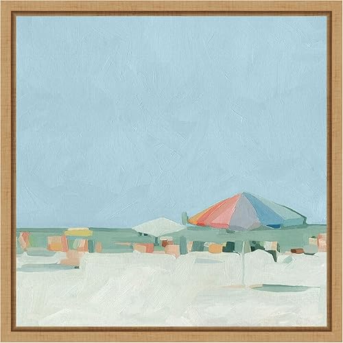 Miniatura 8 de Amanti Art Lienzo enmarcado para pared, 16 x 16 pulgadas, paleta de verano II por Emma Scarvey, lienzo enmarcado para pared, obras de arte Sylvie