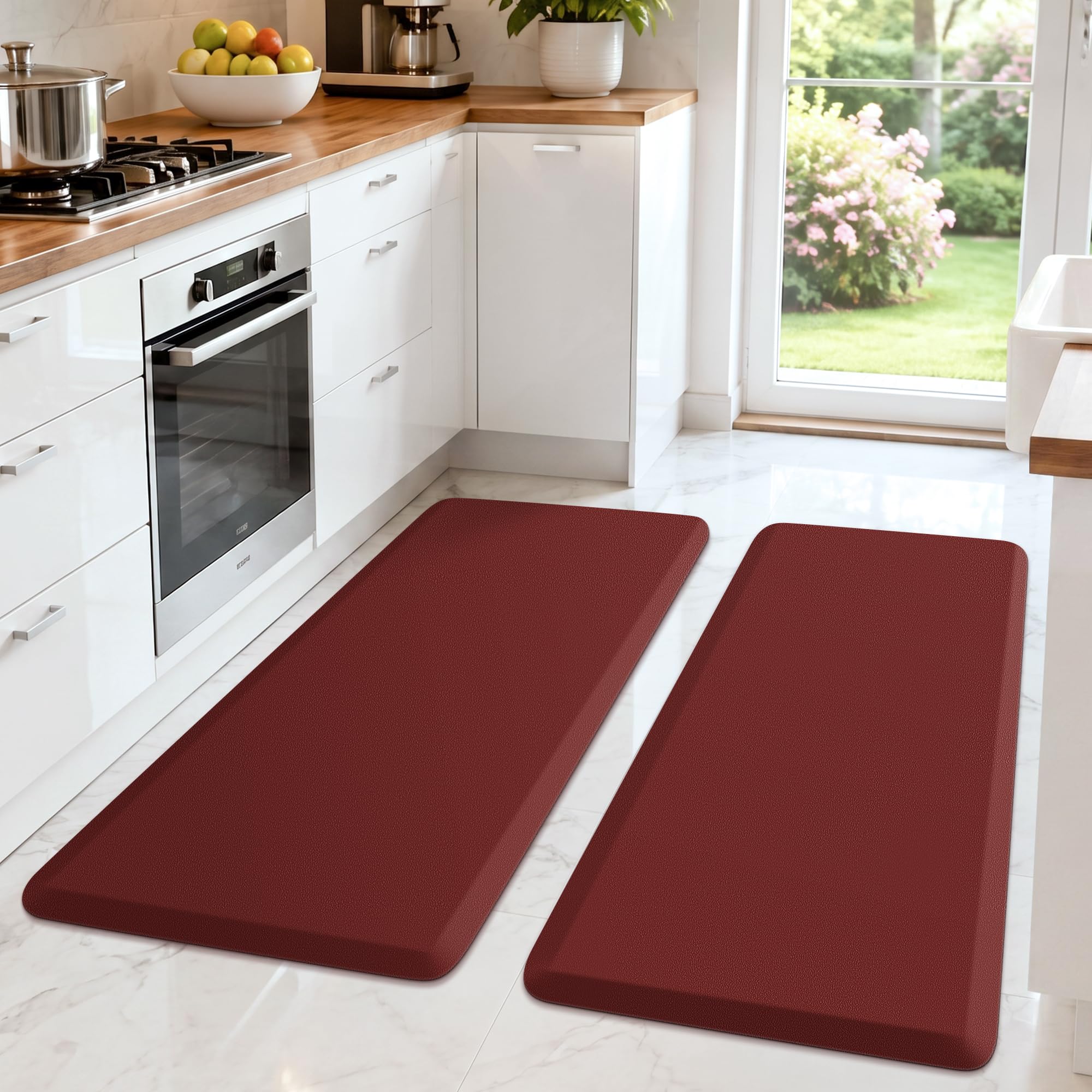 HappyTrends 2 PCS Kitchen Mat Cushioned Anti-Fatigue Floor Mat — Amazon image 15