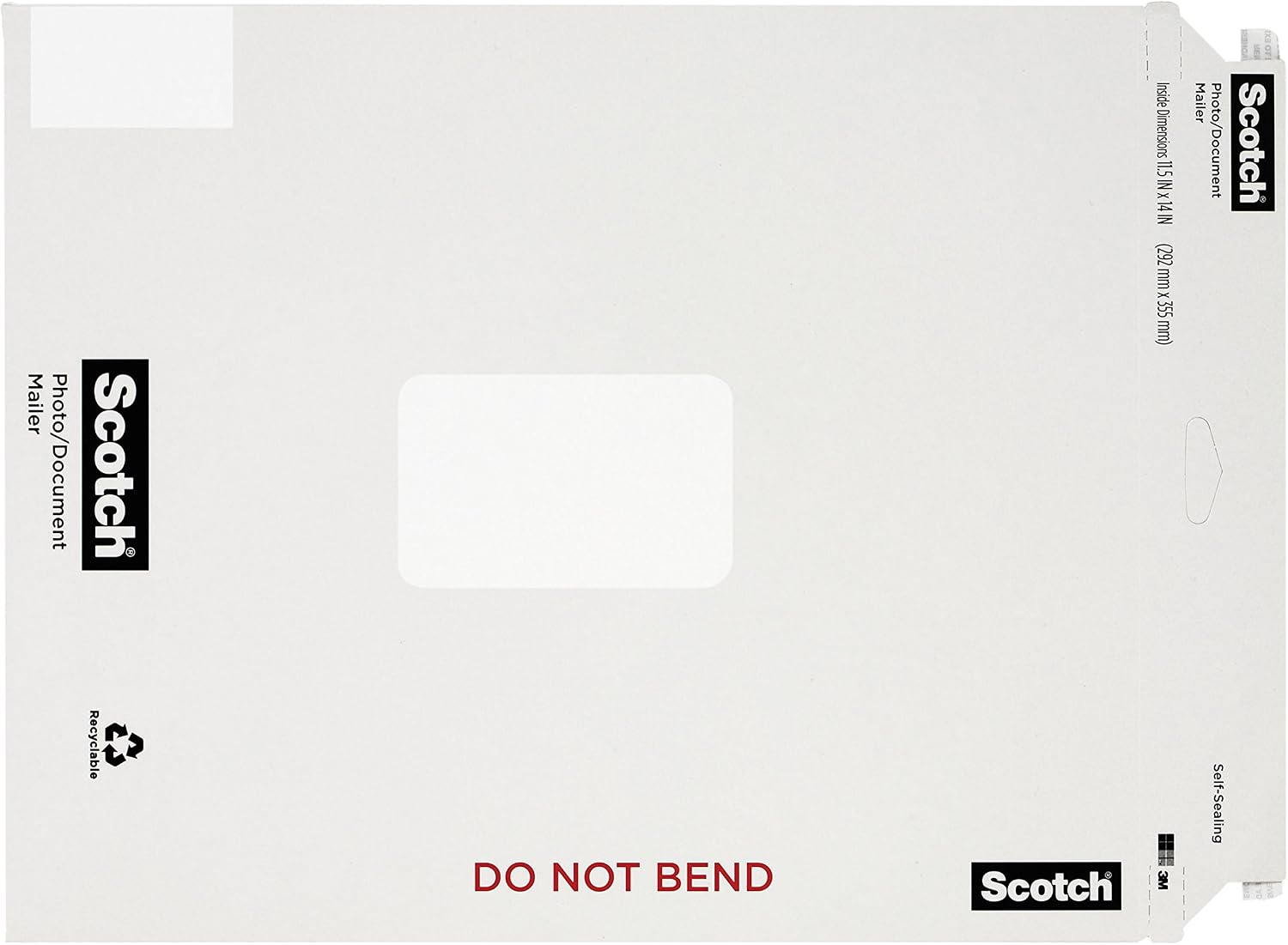 Scotch Photo/Document Mailer, 11.5 x 14 Inches, 12 Pack (7923)