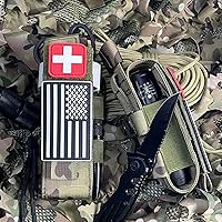 Vista 6 de 2 piezas de actualización de corte láser 1000D Molle Bolsa de torniquete táctico, funda de torniquete médico táctico