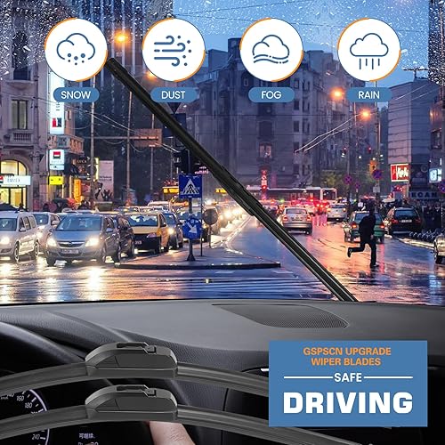 Miniatura 8 de GSPSCN 3 limpiaparabrisas de repuesto de calidad original para Buick Envision 23-21, Regal TourX 20-18Kia Forte Koup 13-10, Sorento 15-11, Soul