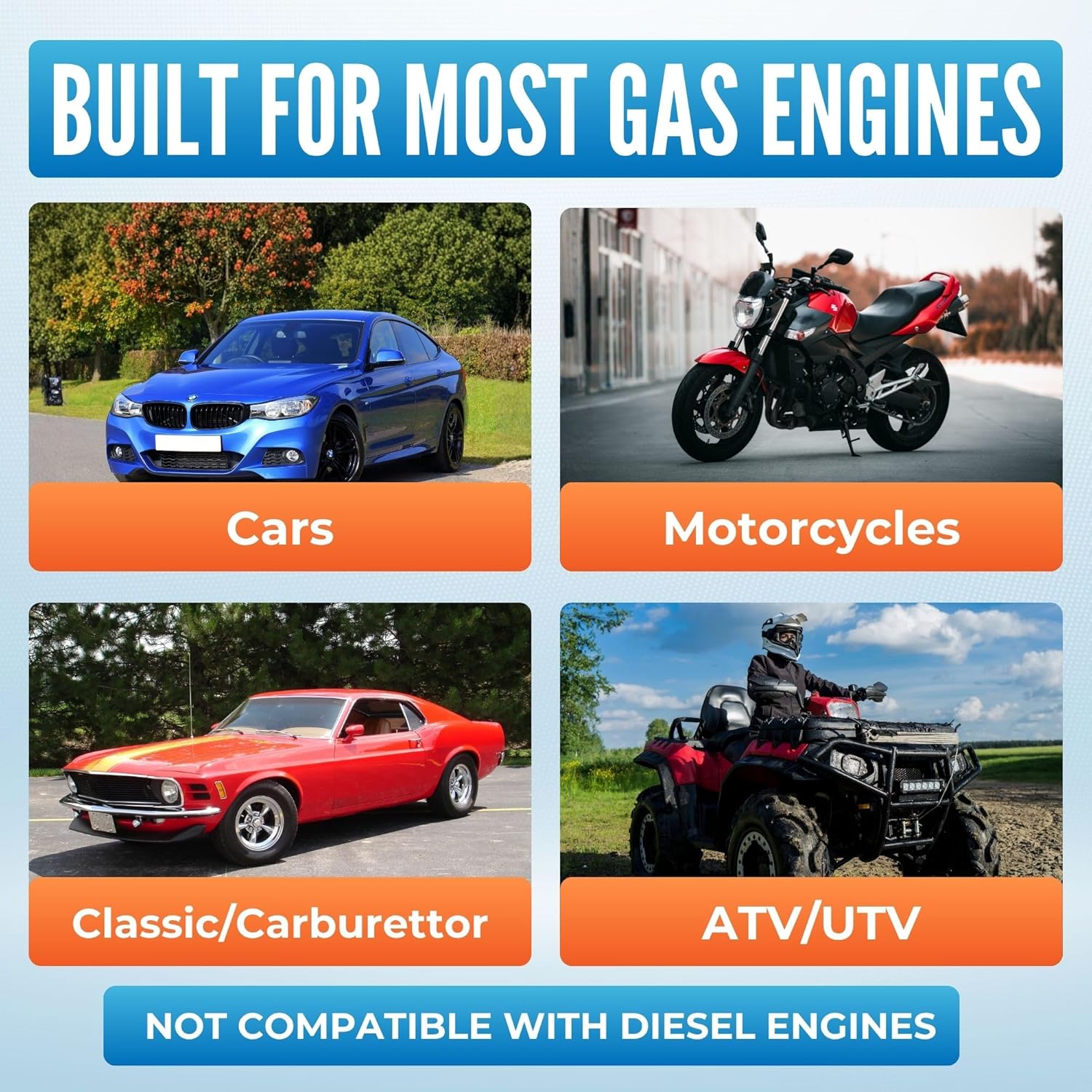 Digital Timing Light Automotive QZ-6803B+ with Advance and RPM Tachometer, Professional Timing Gun for Engine Diagnostics, Automotive Ignition Light Tool | Accurate Engine Tuning and Maintenance