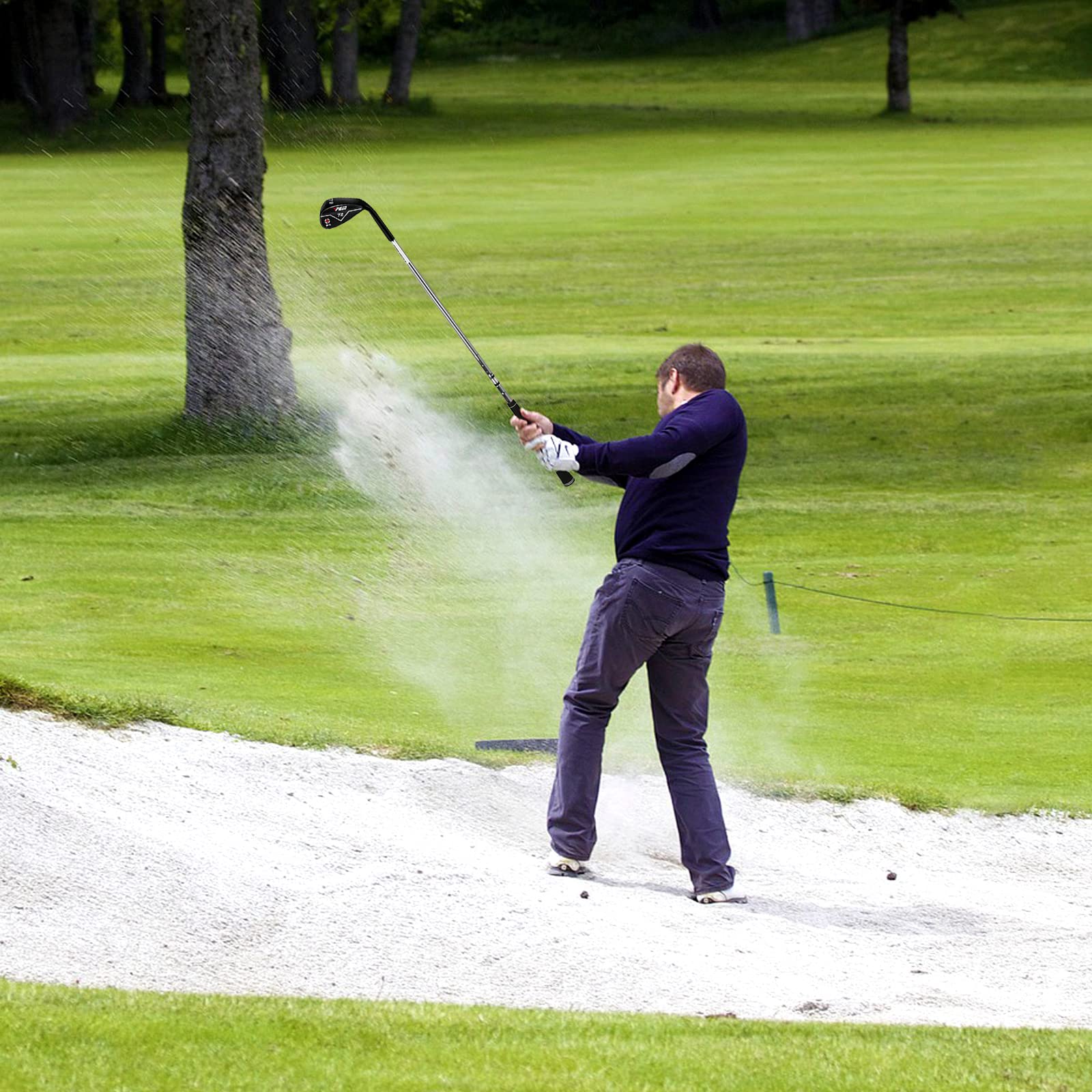 PGM Wedge 72 Degrees Premium Sand Wedge, Lob Wedge for Men & Women