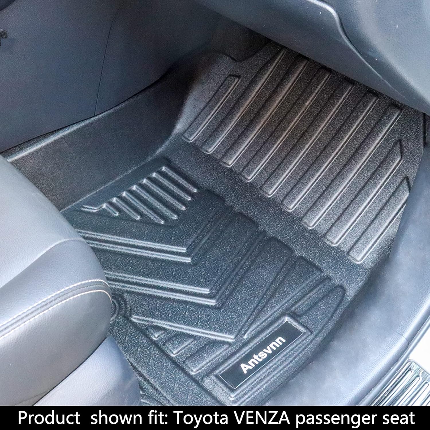 All -Weather Floor Mats Fit for Toyota Venza 2026 2025 2024 2023-2021 Trunk Mats，Rubber Car Cargo Liners Protector for 2021-2025 2026 Toyota Venza Accessories，Anti-Slip Floor Mats 2 Row & cargo liners