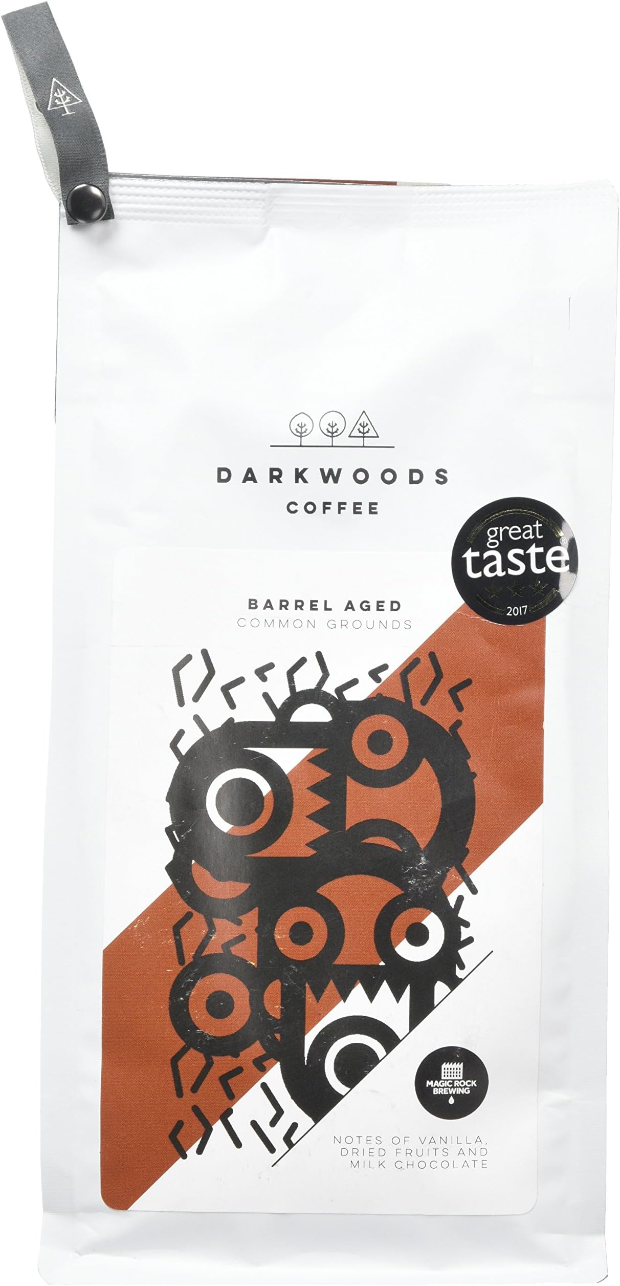 Dark Woods Common Grounds Barrel Aged Coffee Beans, 250 g