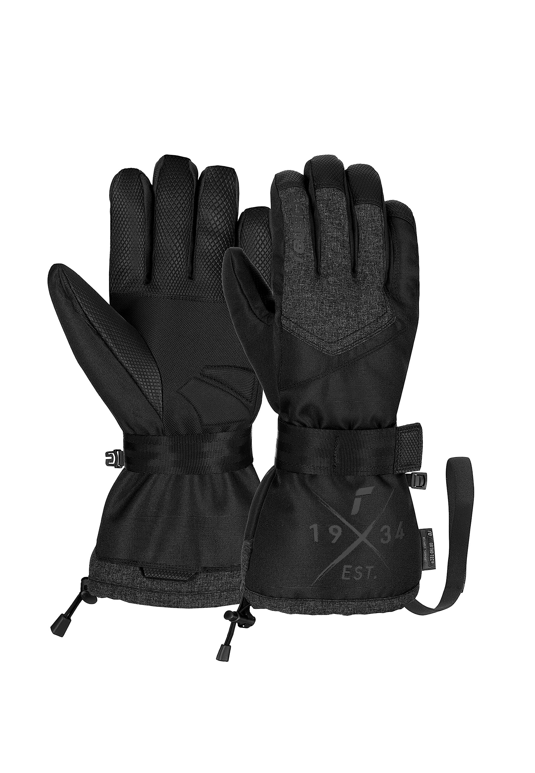 Reusch Snowboardhandschuhe Herren & Damen | warm |mit Handflächenpolsterung | wasserdicht, atmungsaktiv & robust, Winterhandschuhe für Snowboard & Ski, Größe 6,5-11, Baseplate R-TEX XT