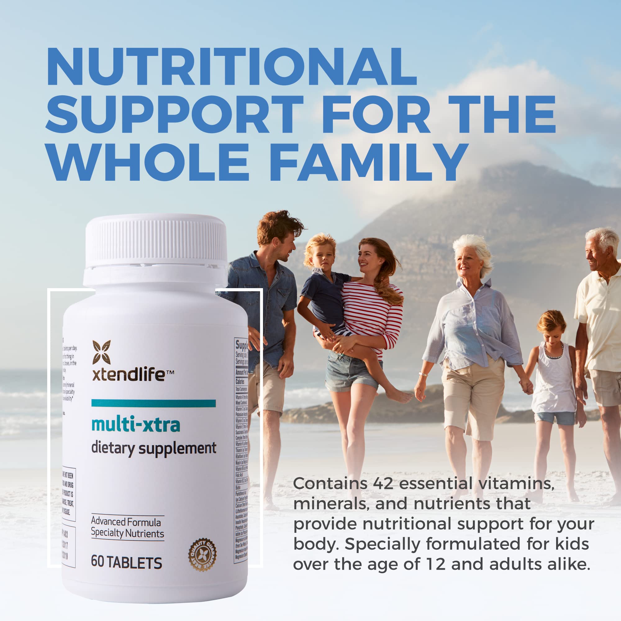 XtendLife, MultiXtra, Advanced Multivitamin & Mineral Supplement for