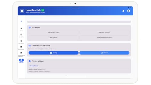 HomeCare Hub Pro Home Maintenance Planner, HVAC Reminders & Warranty Manager – vue 8