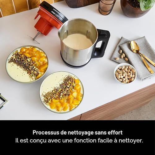 Morphy Richards Compact Soup Maker, 1L, Blend, Smooth and Chunky Soup, Smoothies, Quick and Easy Cooking, 900W, Black & Stainless Steel, 501021 - 6