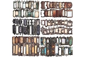 120Pcs Antique Label Scrapbook Stickers