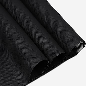 Cross Stitch Fabric, 14 Count Embroidery Fabrics, 59 * 39 Inch Black Cross Stitch Cloth for Home DIY Embroidery Decoration