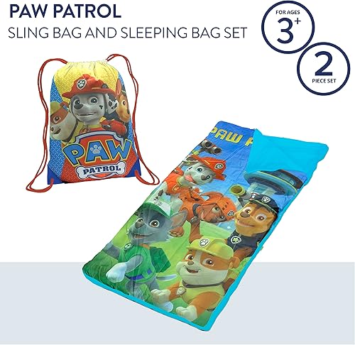 Miniatura 3 de Saco de dormir Paw Patrol de Nickelodeon con bolsa con cordón ajustable