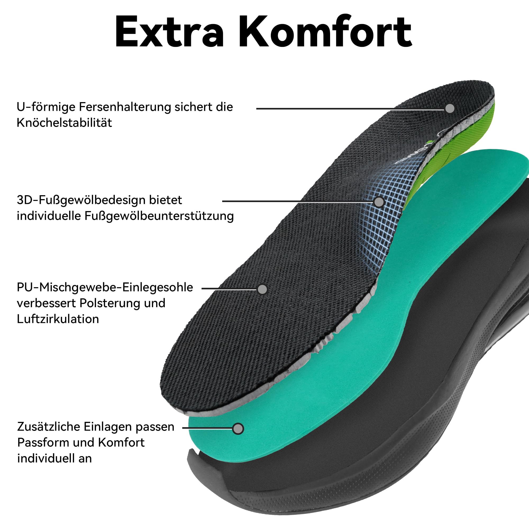 Scarpe da uomo ortopedico diabetico scarpe da ginnastica con impermeabile Extra Largo Neuropatia Gonfia