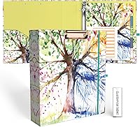 Vista 28 de EYROZILL Mini carpeta de 3 anillas, 5.5 x 8.5 pulgadas, 2 pulgadas, estampado de vaca