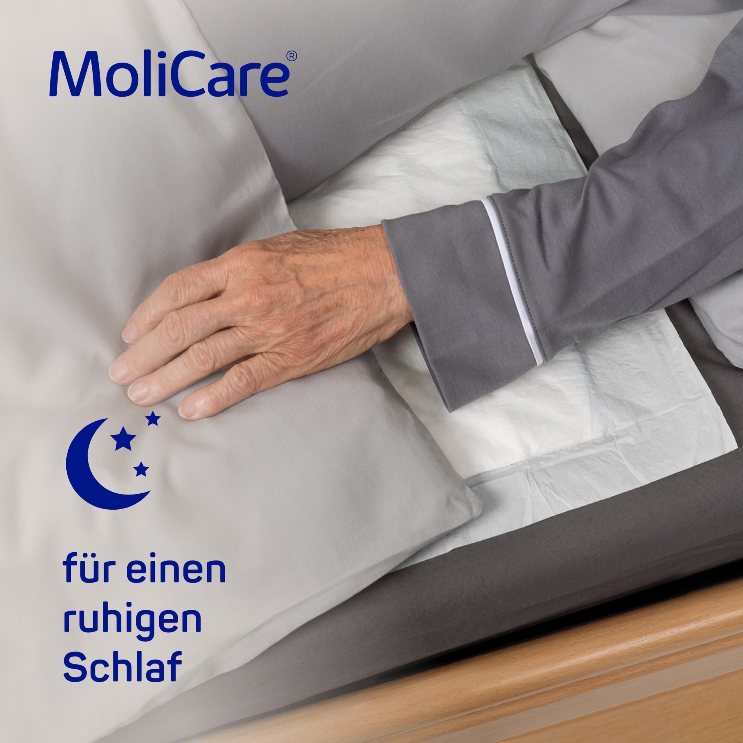 Molicare Premium Bed Mat 9 Gouttes : Alèse de lit avec Noyau Absorbant en Flocons de Cellulose, 60 x 90 cm, 15 pièces