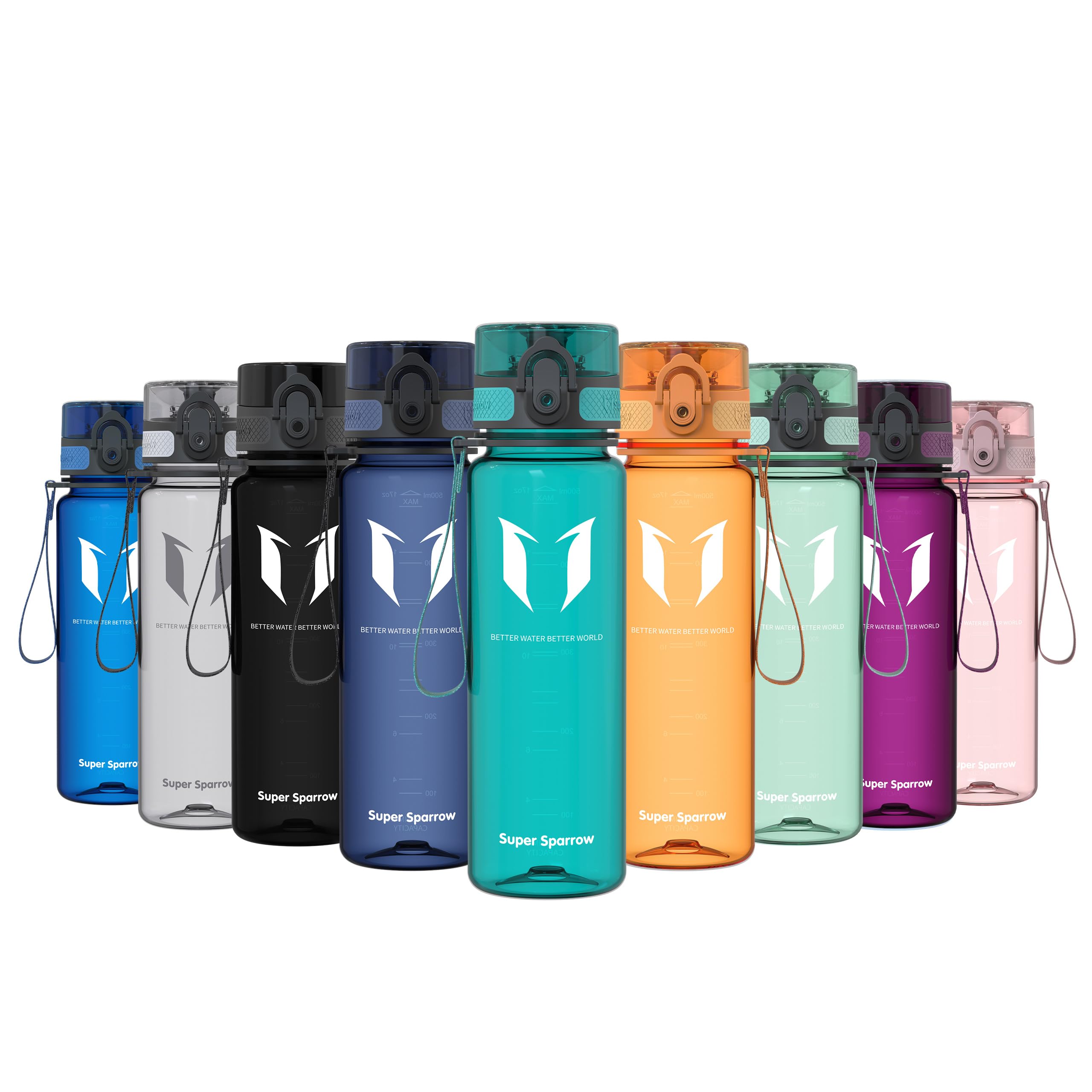Super Sparrow Botella de Agua Deportiva -350ml & 500ml & 750ml & 1000ml - Sin BPA — view 69