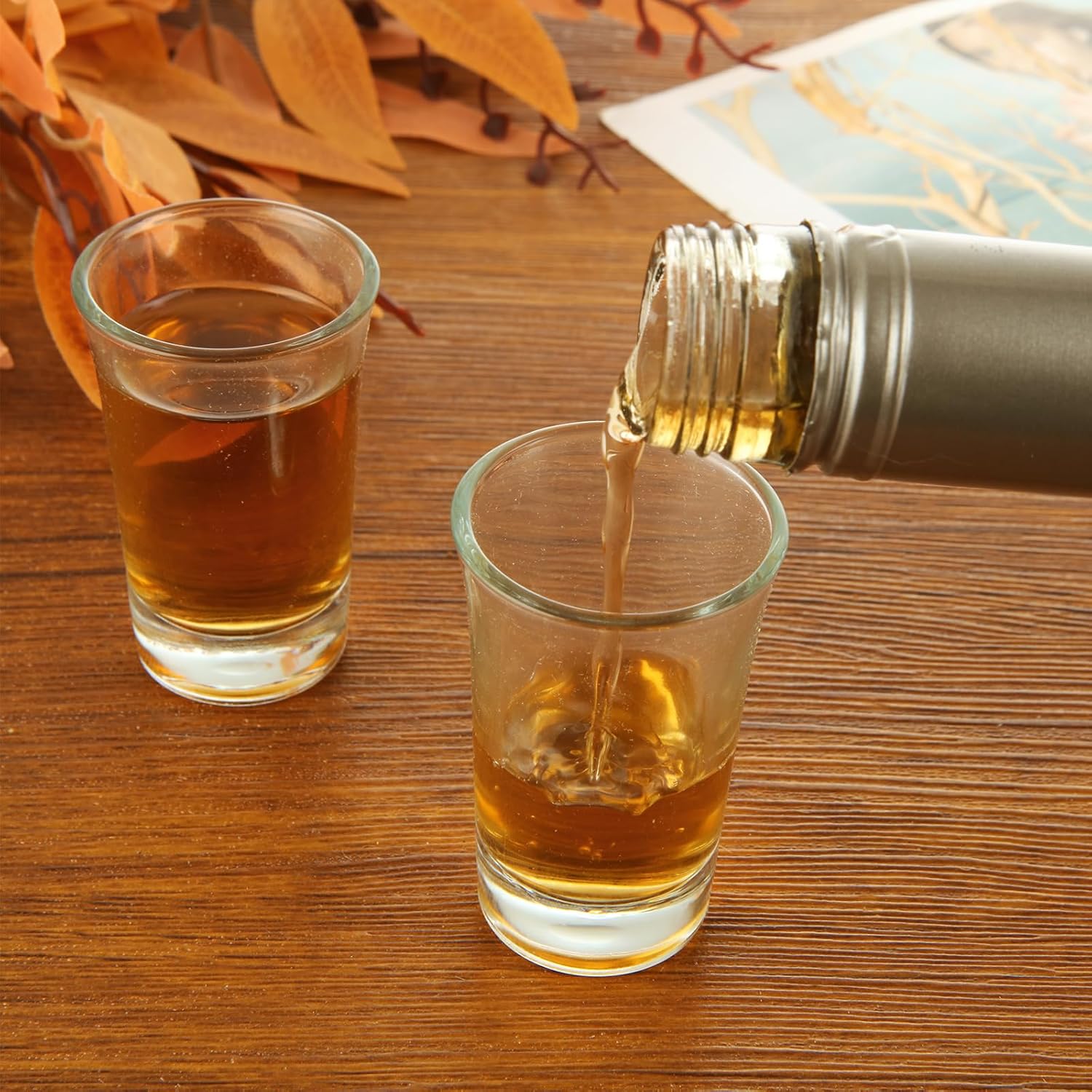 48PCS 1.6 Ounce Shot Glasses Bulk, Shot Glass Set with Heavy Base, Clear Round Tequila Shot Glasses for Vodka, Whiskey, Espresso, Liquor - Image 6